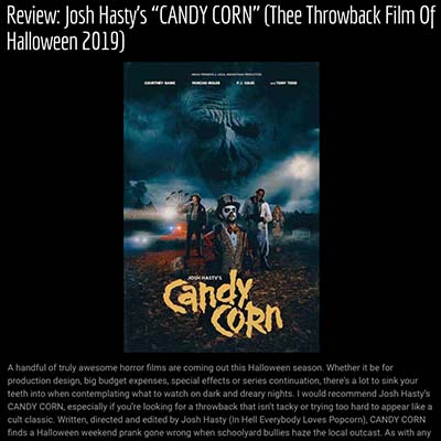 Review: Josh Hasty’s “CANDY CORN” (Thee Throwback Film Of Halloween 2019)
